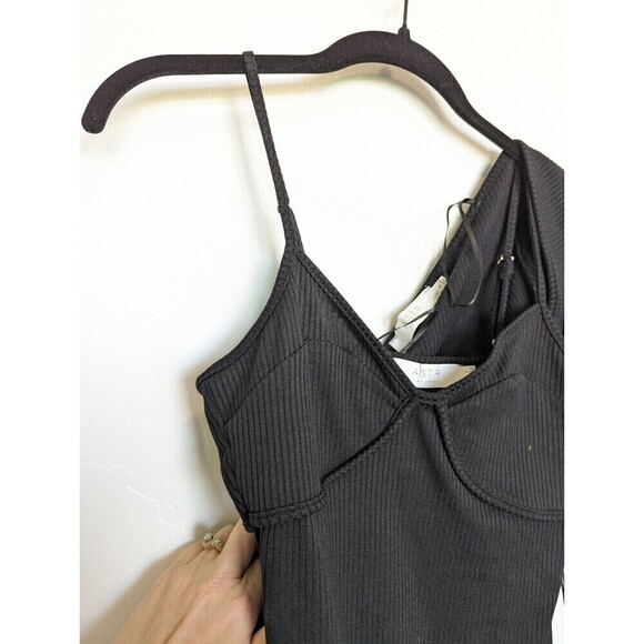 Astr The Label Dress Womens Small Black Bodycon Sleeeveless Shrug Club Y2K 90s - Picture 6 of 15